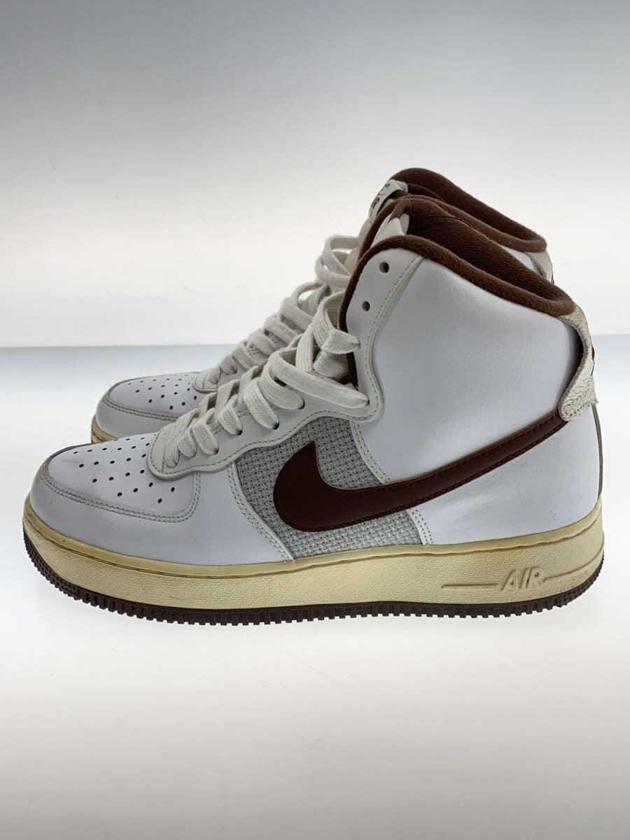 【中古】NIKE◆AIR FORCE 1 HIGH 07 LV8_エア湖 フォース 1 HIGH 07 LV8/27珊/WHT【シューズ】