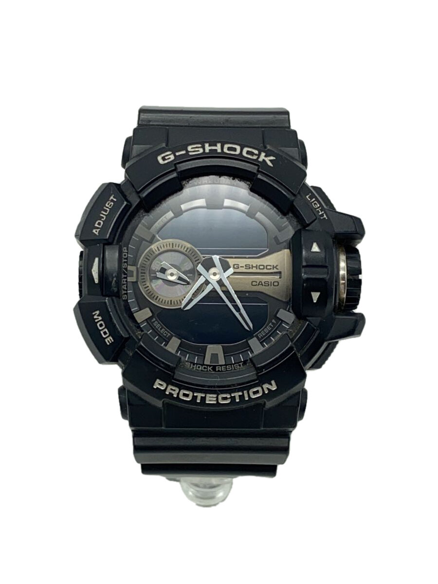 【中古】CASIO◆石英ウオッチ・G-SHOCK/デジアナ/BLK/BLK//【服飾雑貨他】