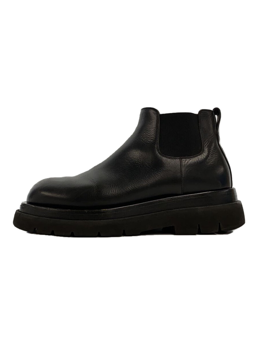【中古】BOTTEGA VENETA◆ブーツ/42/BLK/なめし革//【シューズ】