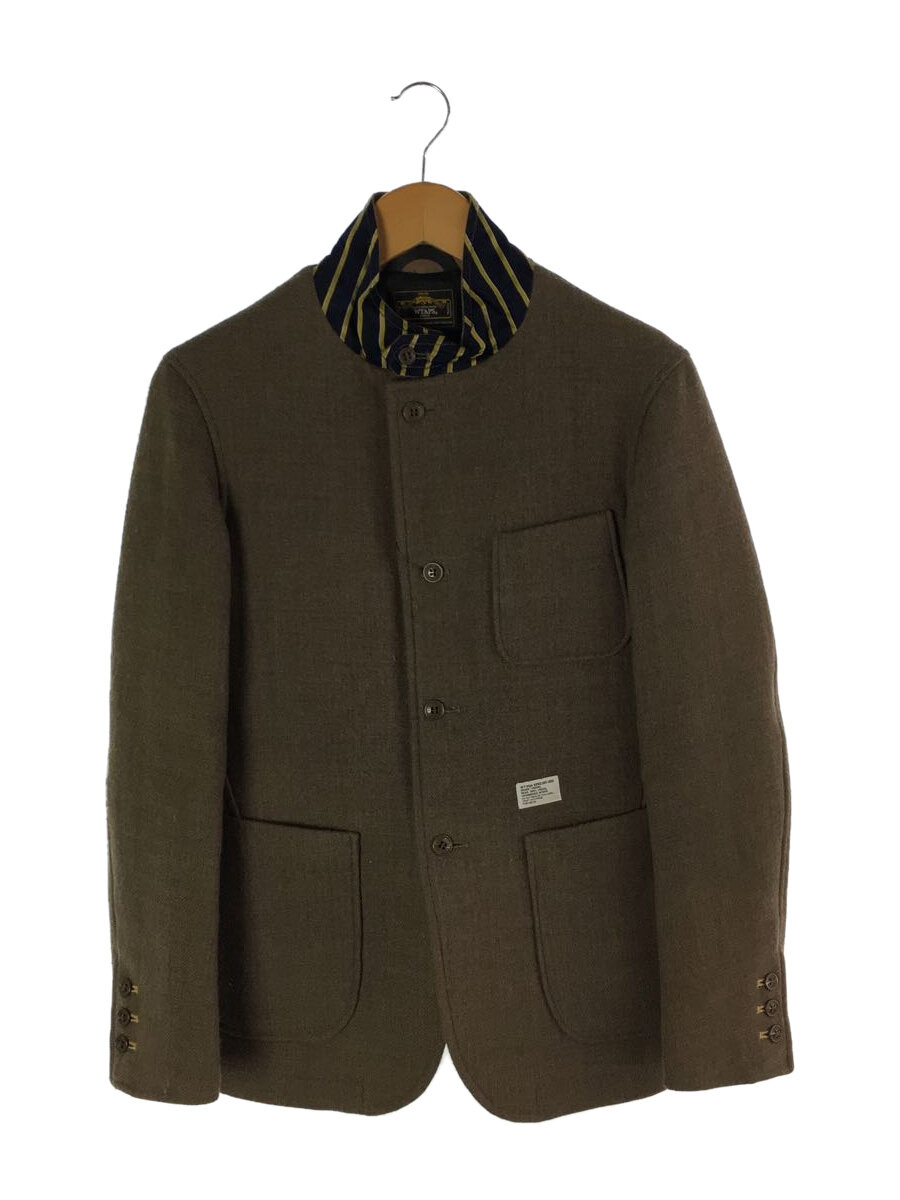 【中古】WTAPS◆07AW/McQUEEN/テーラードジャケット/S/ウール/BRW/WOOLY FORM JACKET//【メンズウェア】｜2ｎｄ STREET 店