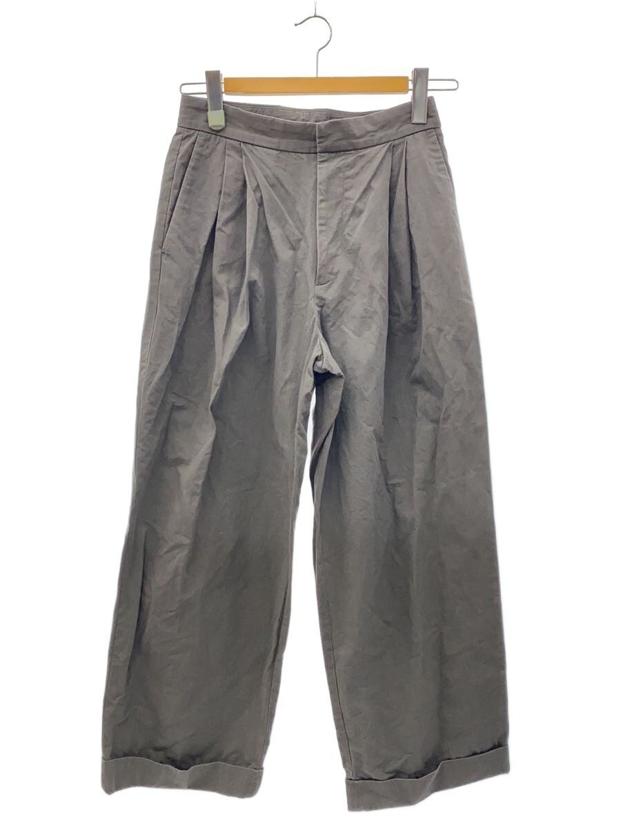 【中古】SINME◆下つ方/O/綿織物/GRY/無地/S23SS-12【レディースお召しもの】