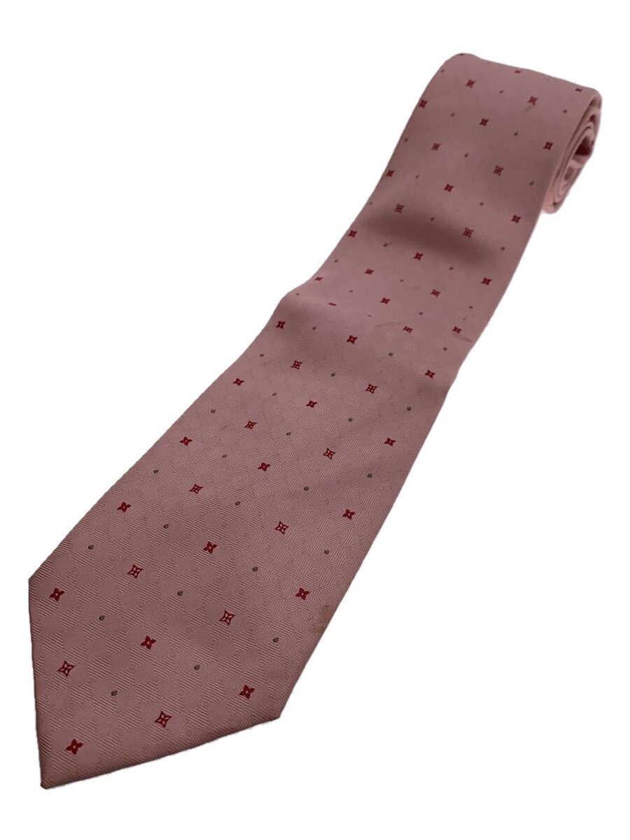 【中古】LOUIS VUITTON◆タイ/絹地/PNK/総柄/メンズ【服飾雑貨他】