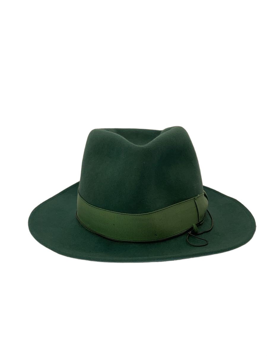 【中古】Borsalino◆ハット/7 1/8/GRN/無地/メンズ/中折れフェルトハット//【服飾雑貨他】｜2ｎｄ STREET 店