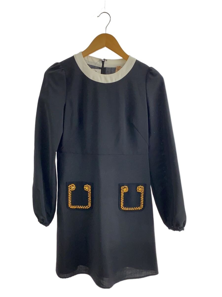 【中古】N21(numero ventuno)◆長袖衣装/40/モヘヤ/BLK【レディース御召しもの】