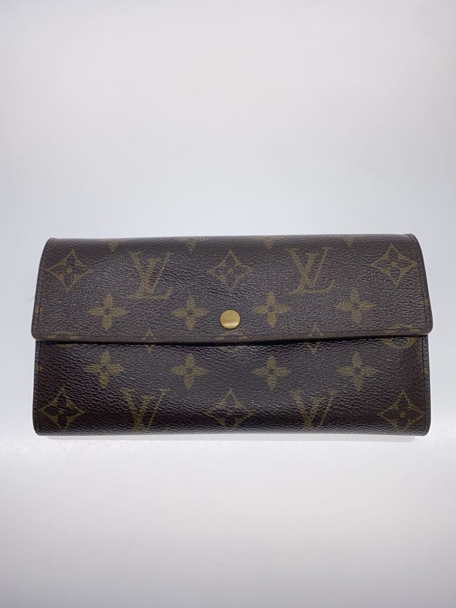 【中古】LOUIS VUITTON◆1)ポルト・フォイユ・サラ_モノグラム・キャンバス_BRW/PVC/BRW/モノグラム/メンズ【服飾雑貨他】｜2ｎｄ STREET 店
