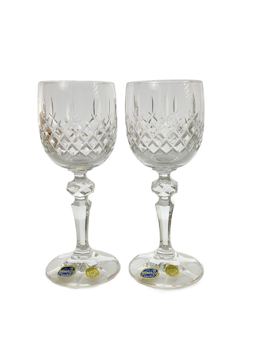 【中古】BOHEMIA Cristal◆グラス/2点セット【キッチン用品】