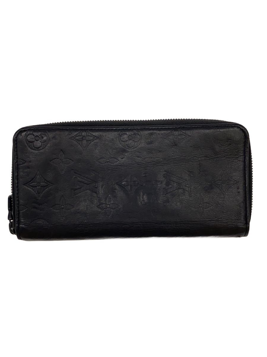 【中古】LOUIS VUITTON◆ジッピー・ウォレット・ヴェルティカル_モノグラム・シャドウ/牛革/BLK/メンズ【服飾雑貨他】｜2ｎｄ STREET 店