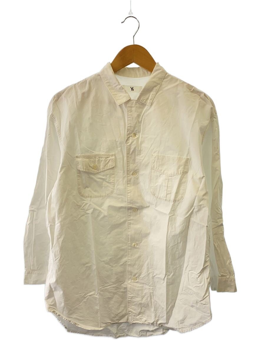 【中古】Y’s◆長袖ブラウス/コットン100/WHT/無地/YT-B54-003//【レディースウェア】|2nd STREET 店