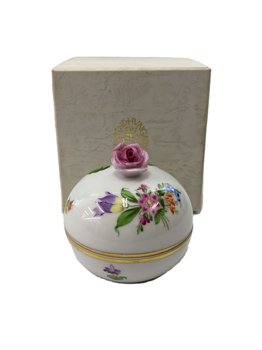 楽天市場】【Herend】ヘレンド 陶器 透かし ボンボン入れ 花柄 小物