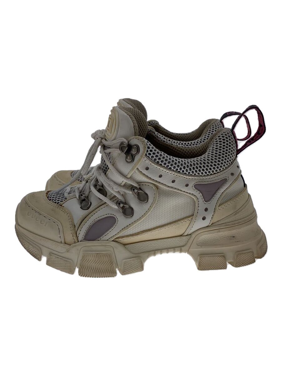 【中古】GUCCI◆ローカットスニーカー/--/WHT【シューズ】