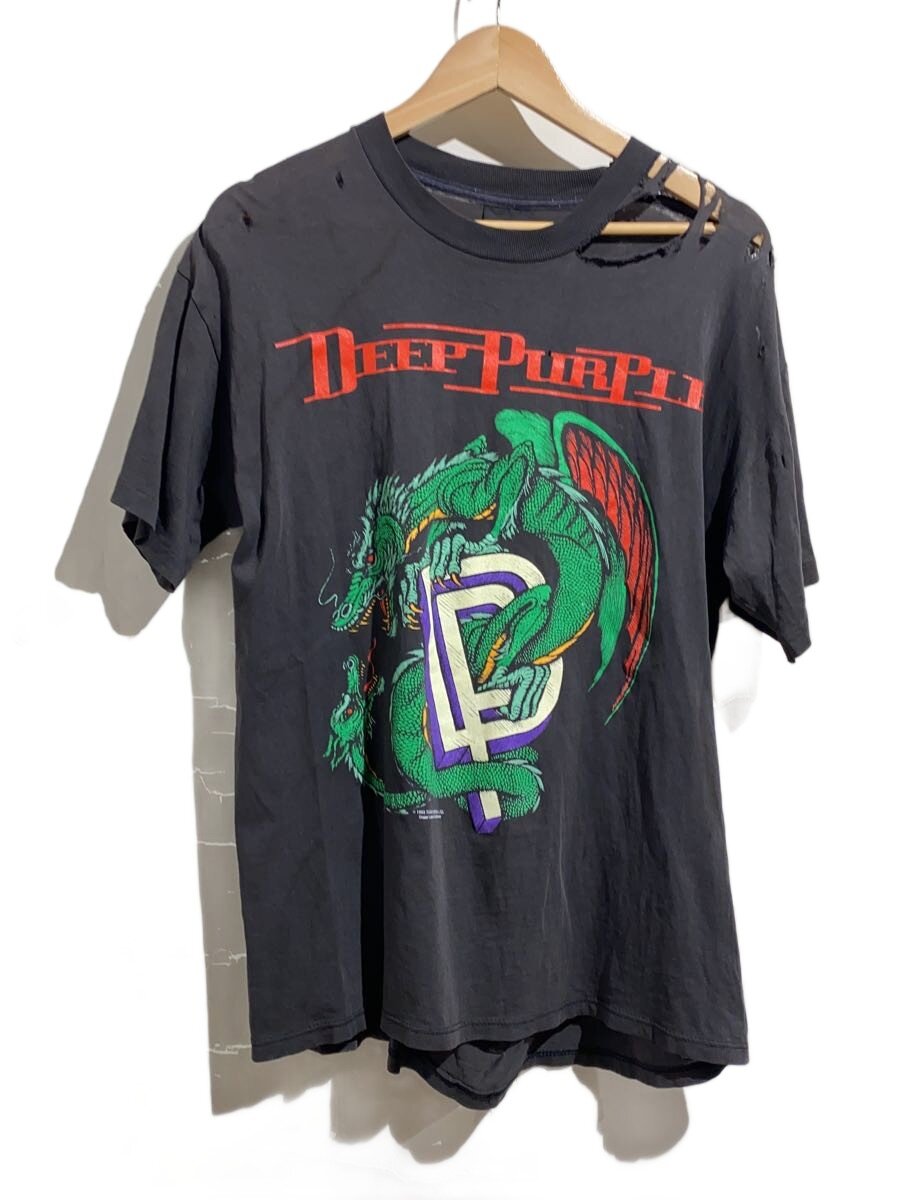 【中古】BROCKUM◆DEEP PURPLE/The Battle Rages On/紫の聖戦/プルオーバー/L/綿織物/BLK//【メンズウェア】