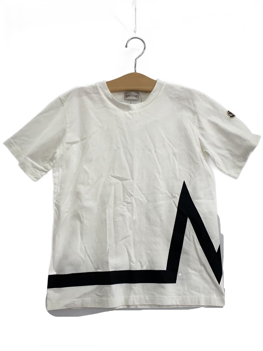 【中古】MONCLER◆ティーシャツ/140糎/綿織物/WHT/H29548C00007【キッズ】