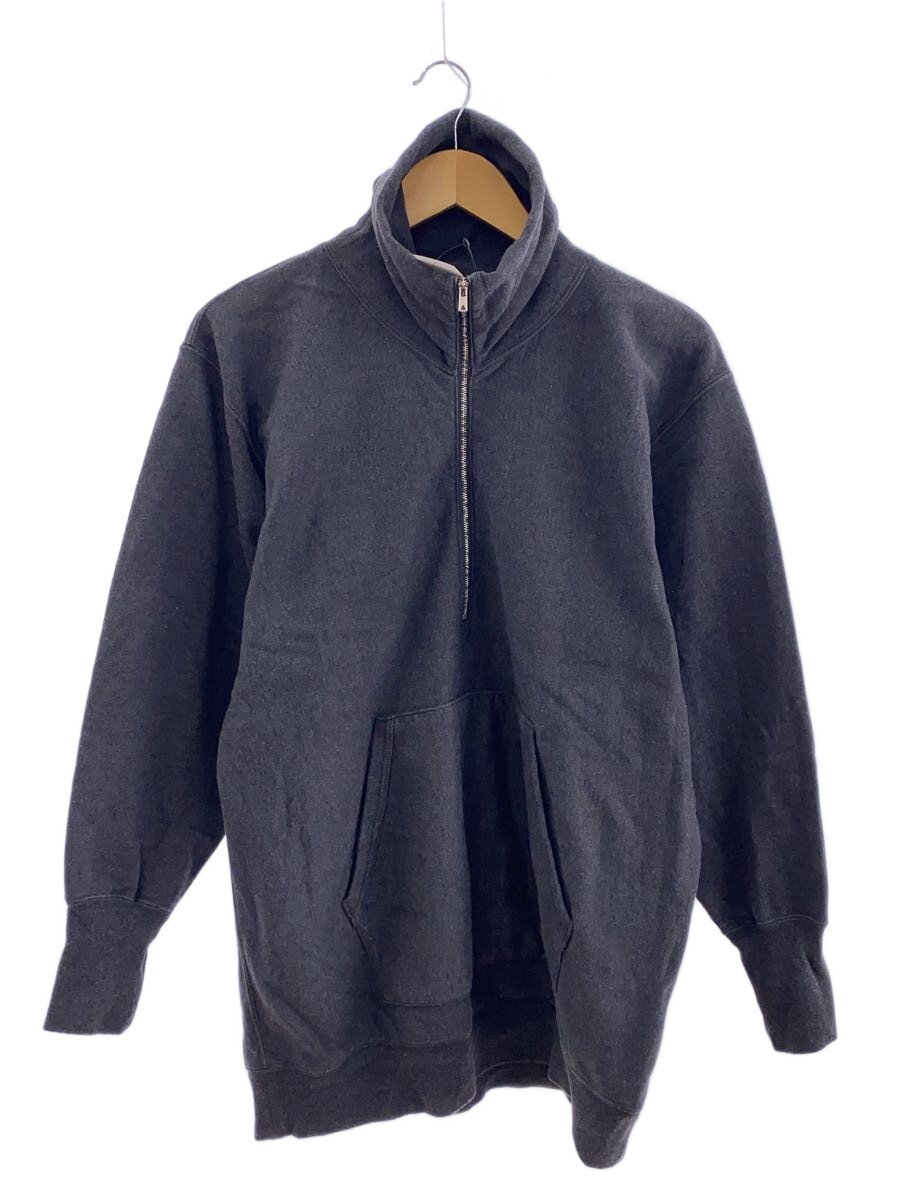 【中古】FilMelange◆×loftman max2 sweat/ハーフジップ/綿織物/GRY//【メンズウェア】
