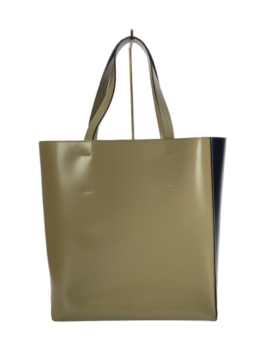 【中古】MARNI◆ショルダーバッグ/PVC/BEG【御徒面子】