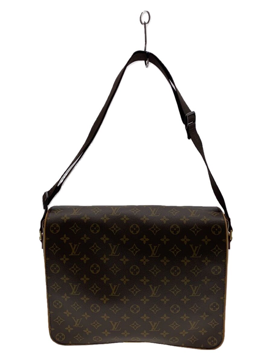 【中古】LOUIS VUITTON◆アベス_モノグラム・帆布_BRW/PVC/BRW【御徒面子】