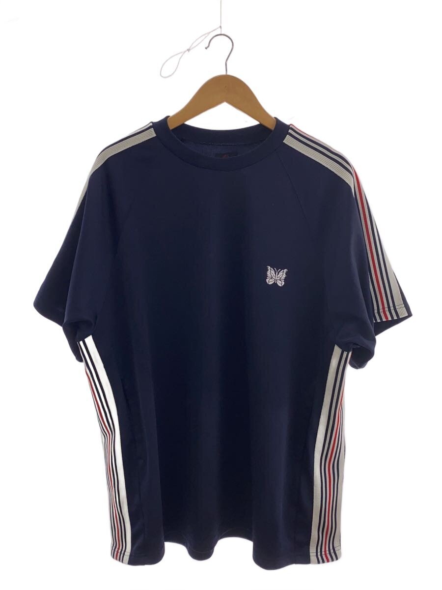 【中古】Needles◆Track Crewneck Tops/Tシャツ/L/ポリエステル/BLK/KP367/? NULL ?【メンズウェア】|2nd STREET 店