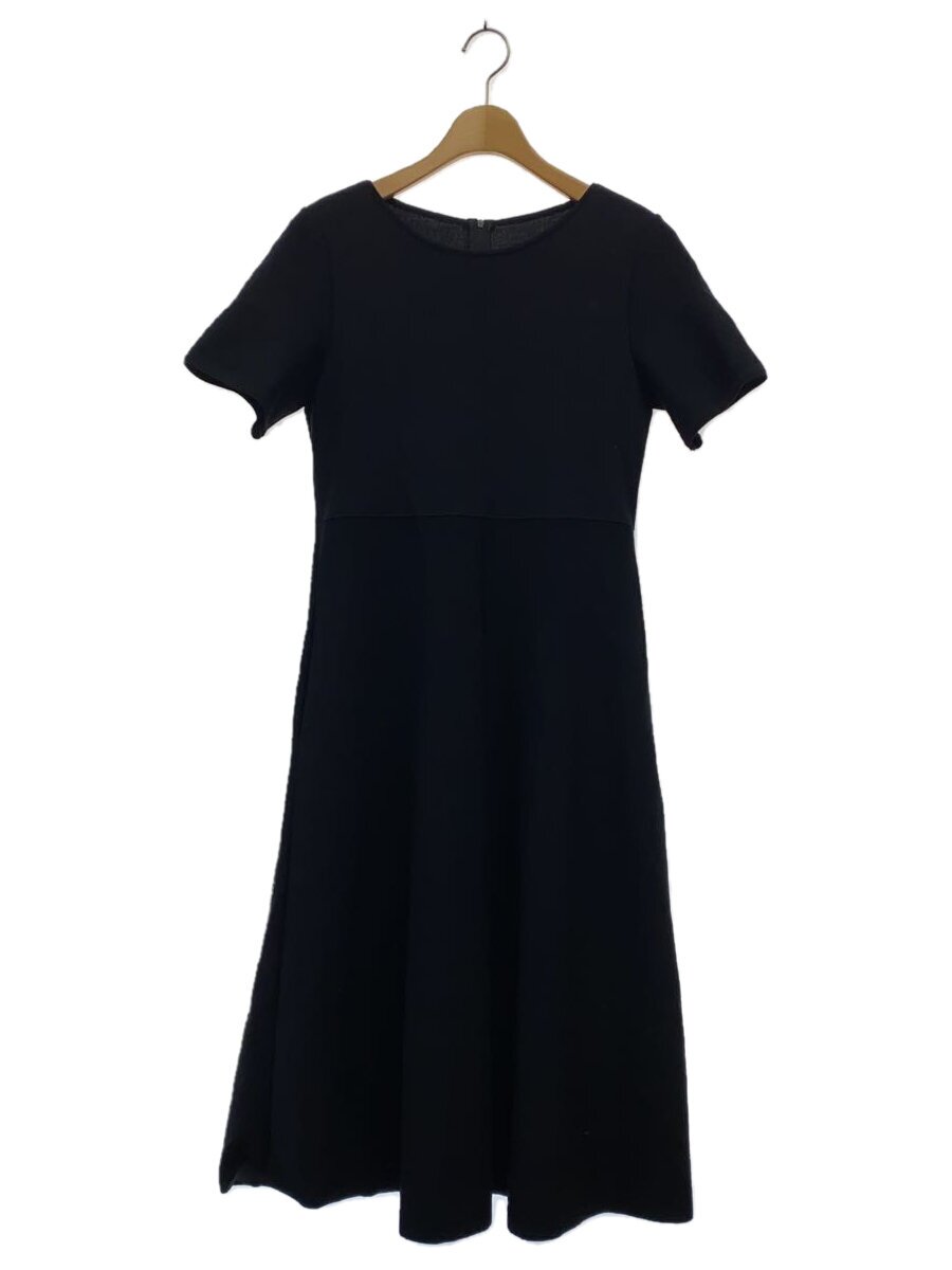 【中古】FOXEY◆Knit Dress/Audrey/半袖衣装/38/アセテート/BLK/黒/44916【レディースお召しもの】