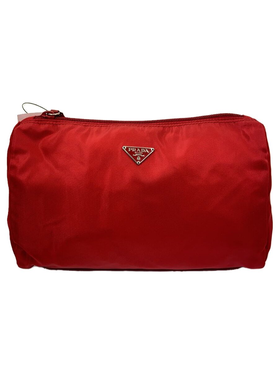 【中古】PRADA◆合切袋/ナイロン【御徒面子】