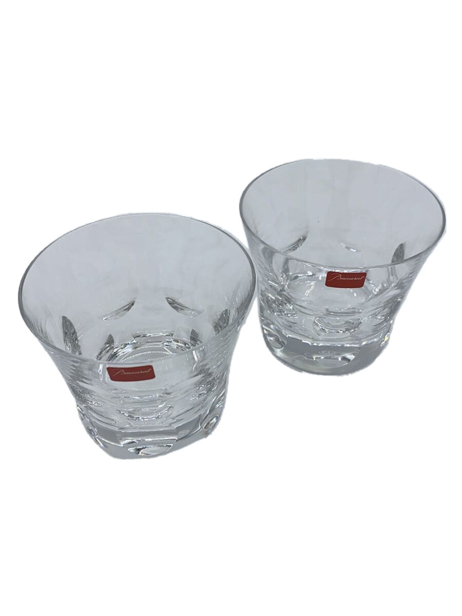 【中古】Baccarat◆ベルーガ/ペアロックグラス/2点セット/CLR【キッチン用品】