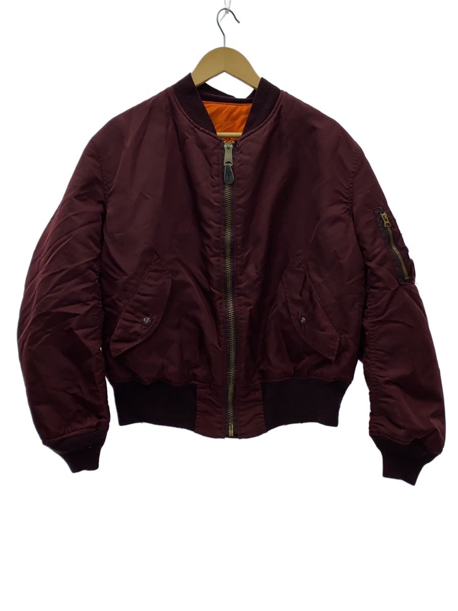 【中古】ALPHA INDUSTRIES◆フライトジャケット/L/ナイロン/BRD/無地【メンズウェア】|2nd STREET 店