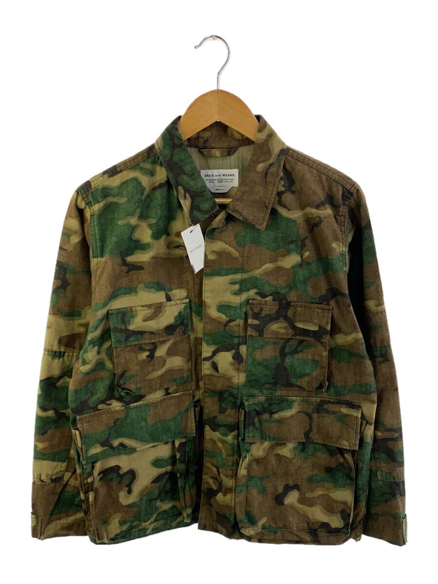 【中古】ENDS AND MEANS◆ジャケット/S/コットン/KHK/カモフラ【メンズウェア】｜2ｎｄ STREET 店