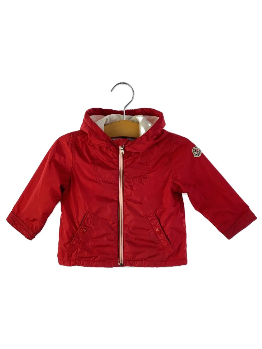 【中古】MONCLER◆上衣/80珊/ナイロン/RED/QIND-14-2580【キッズ】