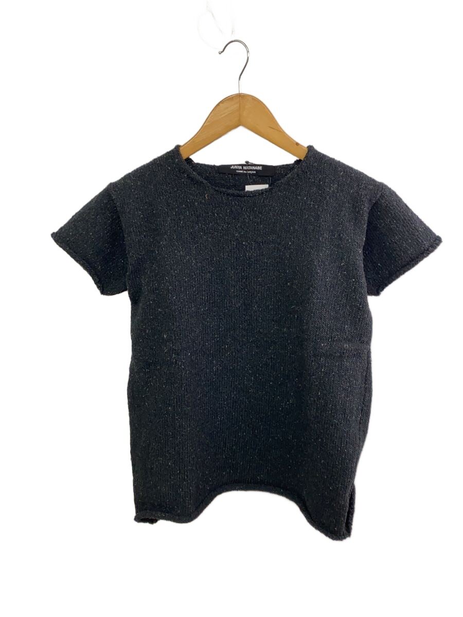 【中古】JUNYA WATANABE COMME des GARCONS◆編み物・プルオーバー(薄っぺら)/--/ポリエステル/GRY/JN-100130【メンズウェア】