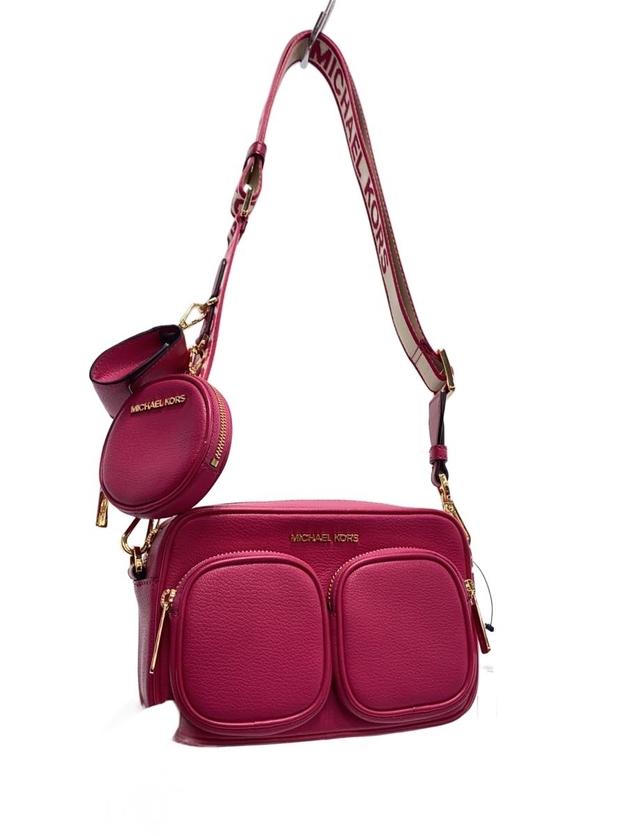 【中古】MICHAEL KORS◆ショルダーバッグ/レザー/PNK/総柄/BA-2209【バッグ】|2nd STREET 店