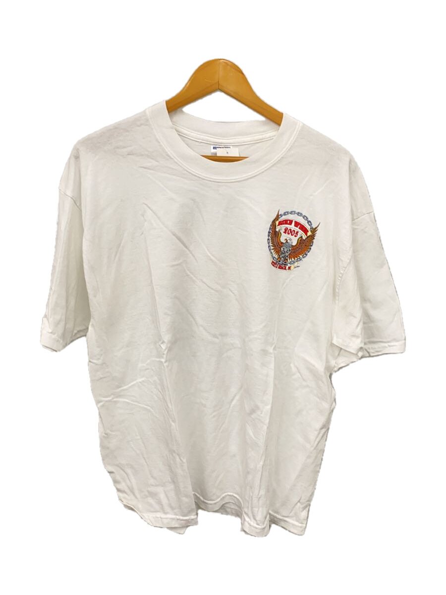 【中古】JERZEES◆プルオーバー/XL/綿織物/WHT【メンズウェア】