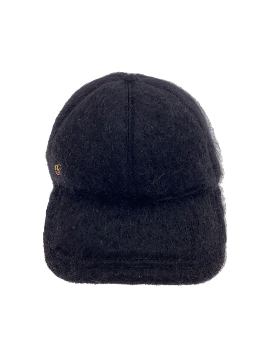 【中古】GUCCI◆旗がしら/M/モヘヤ/BLK/レディース/729349【服飾雑貨他】