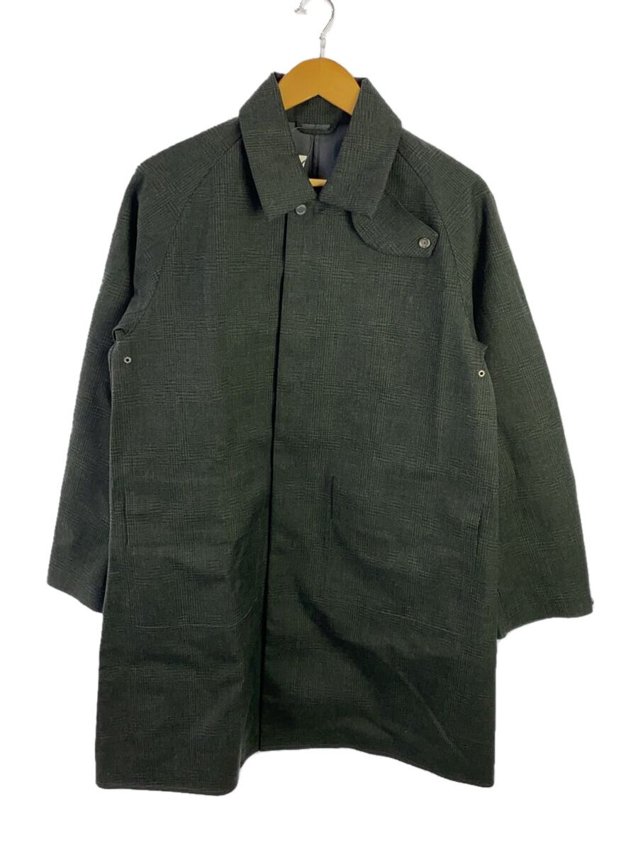 【中古】DESCENTE◆ステンカラーコート/S/ポリエステル/GRY/チェック/dlmqjc32【メンズウェア】|2nd STREET 店