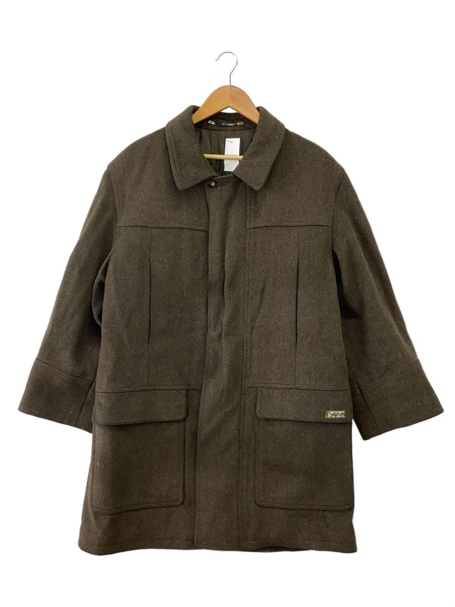 【中古】rehbochloden メルトン羊毛 繰り返し名取り草 厚地の外套/50/GRN//【メンズウェア】