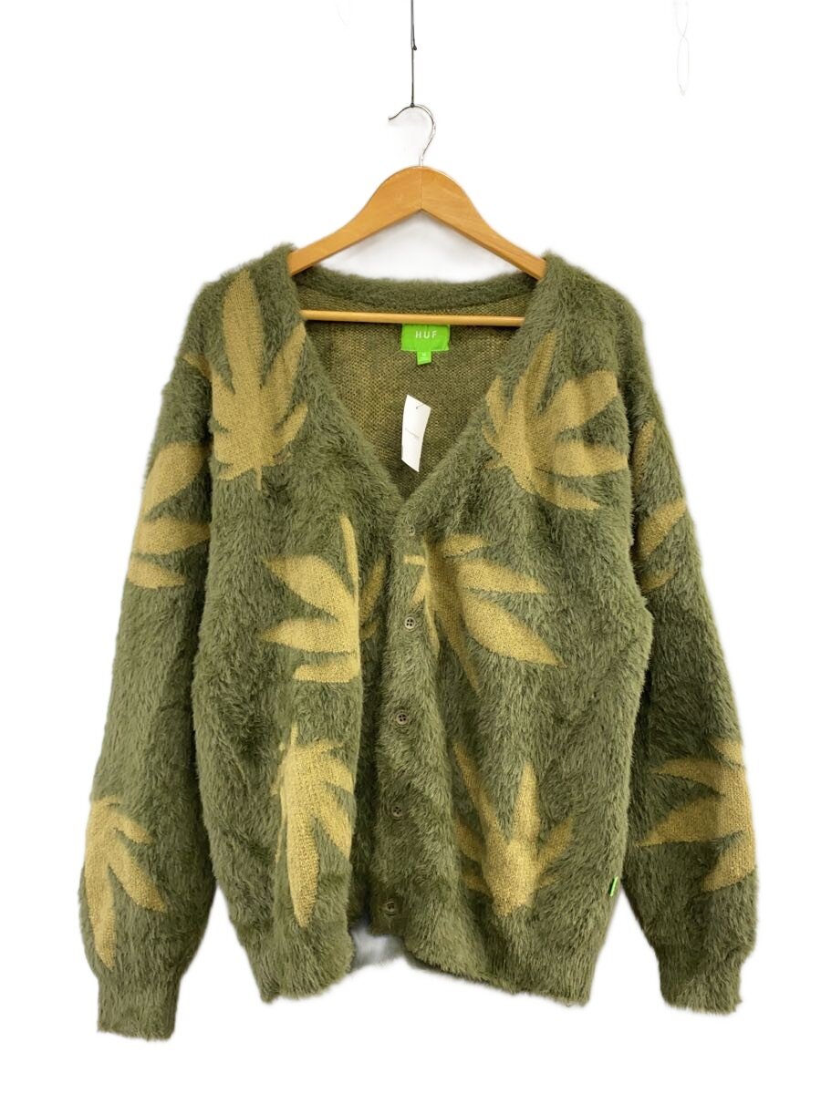 【中古】HUF◆ジレー(朦々たる)/M/ナイロン/KHK//【メンズウェア】