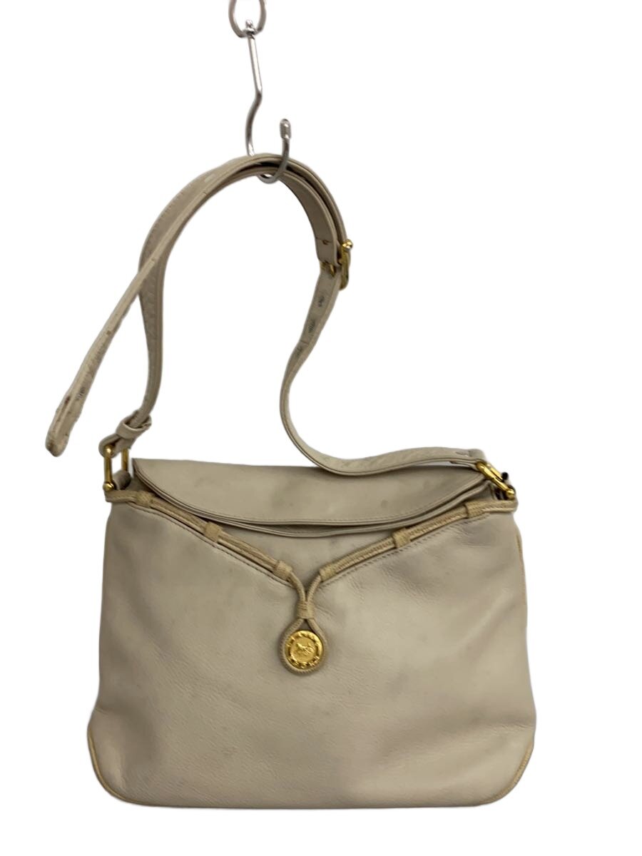 【中古】CELINE◆ショルダーバッグ/レザー/CRM/無地【バッグ】｜2ｎｄ STREET 店