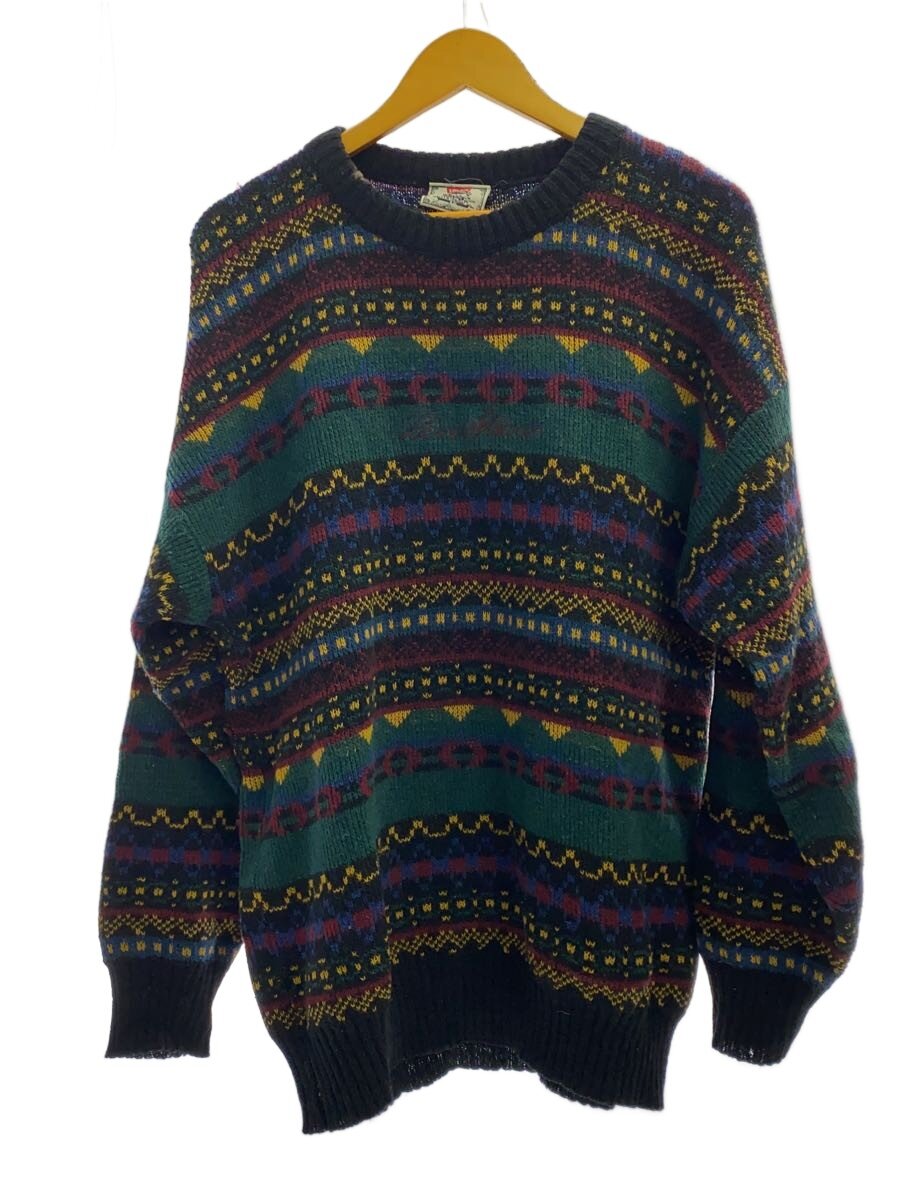 【中古】Levi&rsquo;s◆ニット・セーター(厚手)/XL/ウール/マルチカラー/総柄【メンズウェア】｜2ｎｄ STREET 店