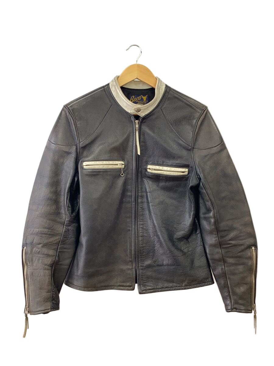 【中古】BUCO◆レザージャケット・ブルゾン/38/レザー/BLK【メンズウェア】｜2ｎｄ STREET 店