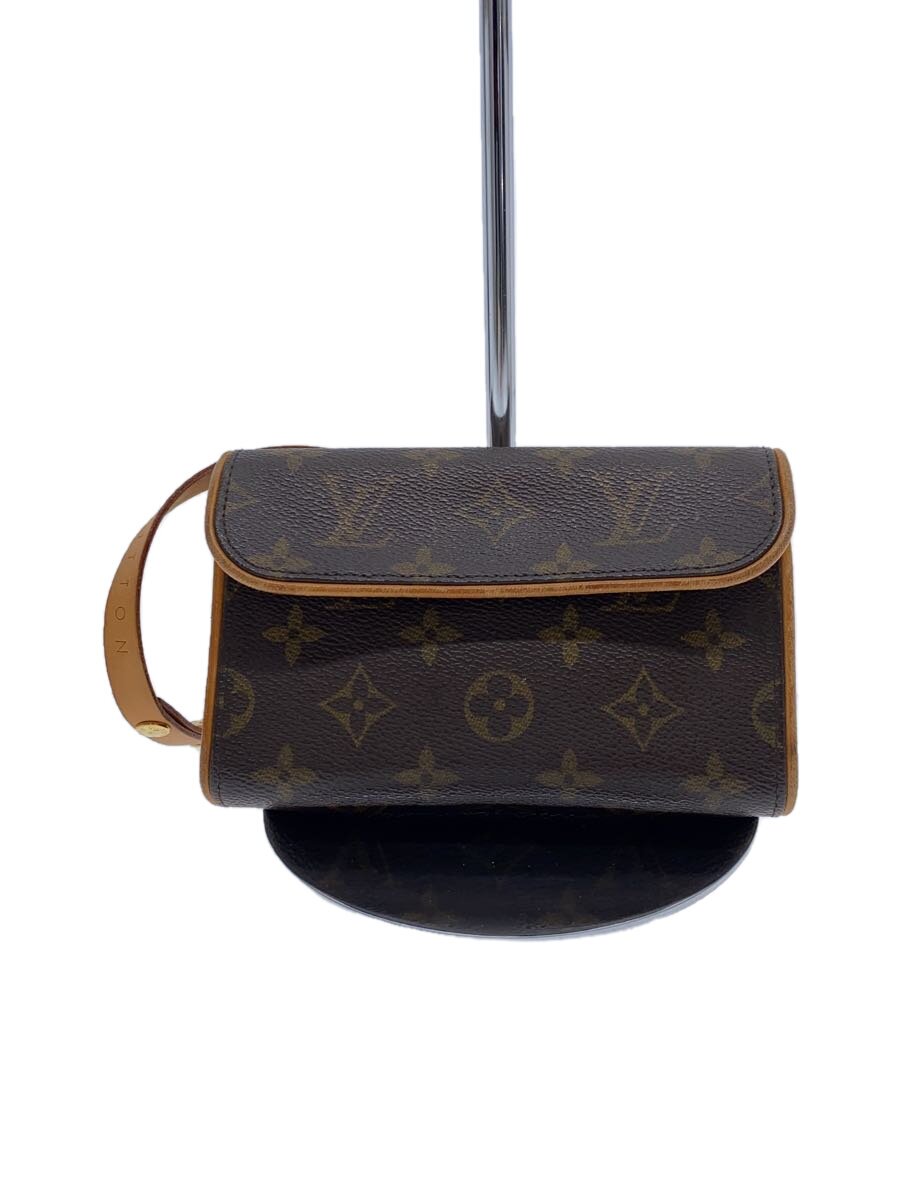 【中古】LOUIS VUITTON◆ポシェット・フロランティーヌ_モノグラム・帆布_BRW/PVC/BRW【御徒面子】