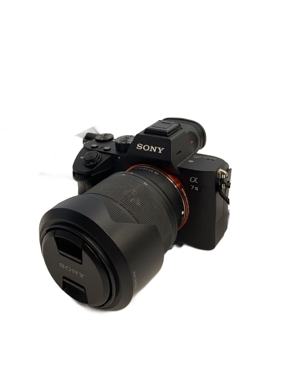 【中古】SONY◆デジタル一眼写真機 α7 III ILCE-7M3K 望遠レンズ一揃いの道具【写真機】
