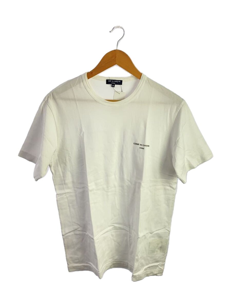 【中古】COMME des GARCONS HOMME◆プルオーバー/M/綿織物/WHT/HB-T009【メンズウェア】