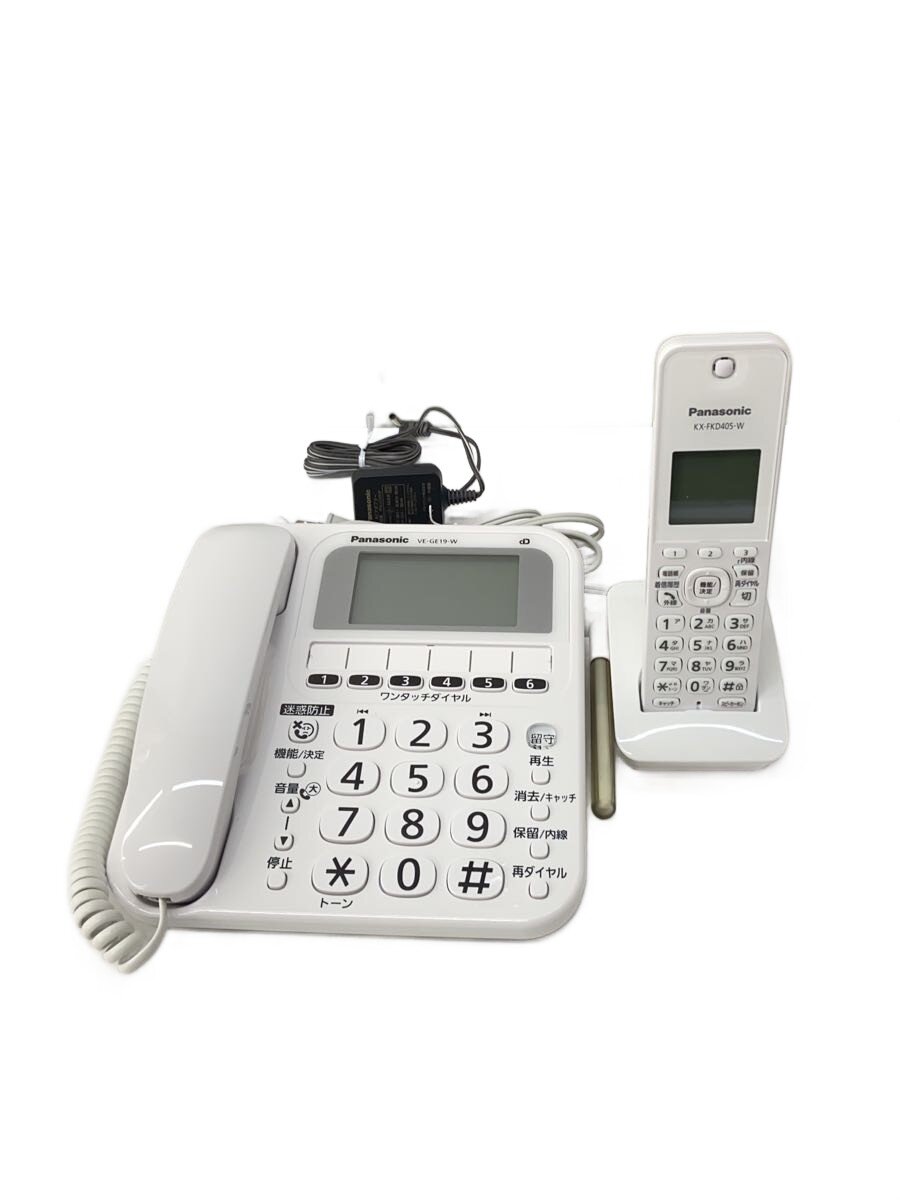 【中古】Panasonic◆電話 VE-GE19DL//【家電・視覚的・オーディオ】