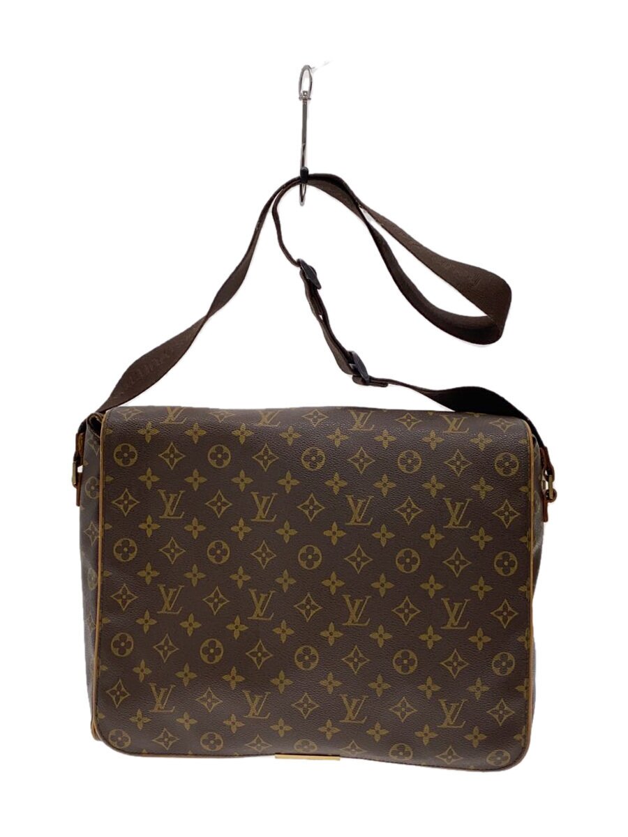 【中古】LOUIS VUITTON◆アベス_モノグラム・帆布_BRW/PVC/BRW【御徒面子】
