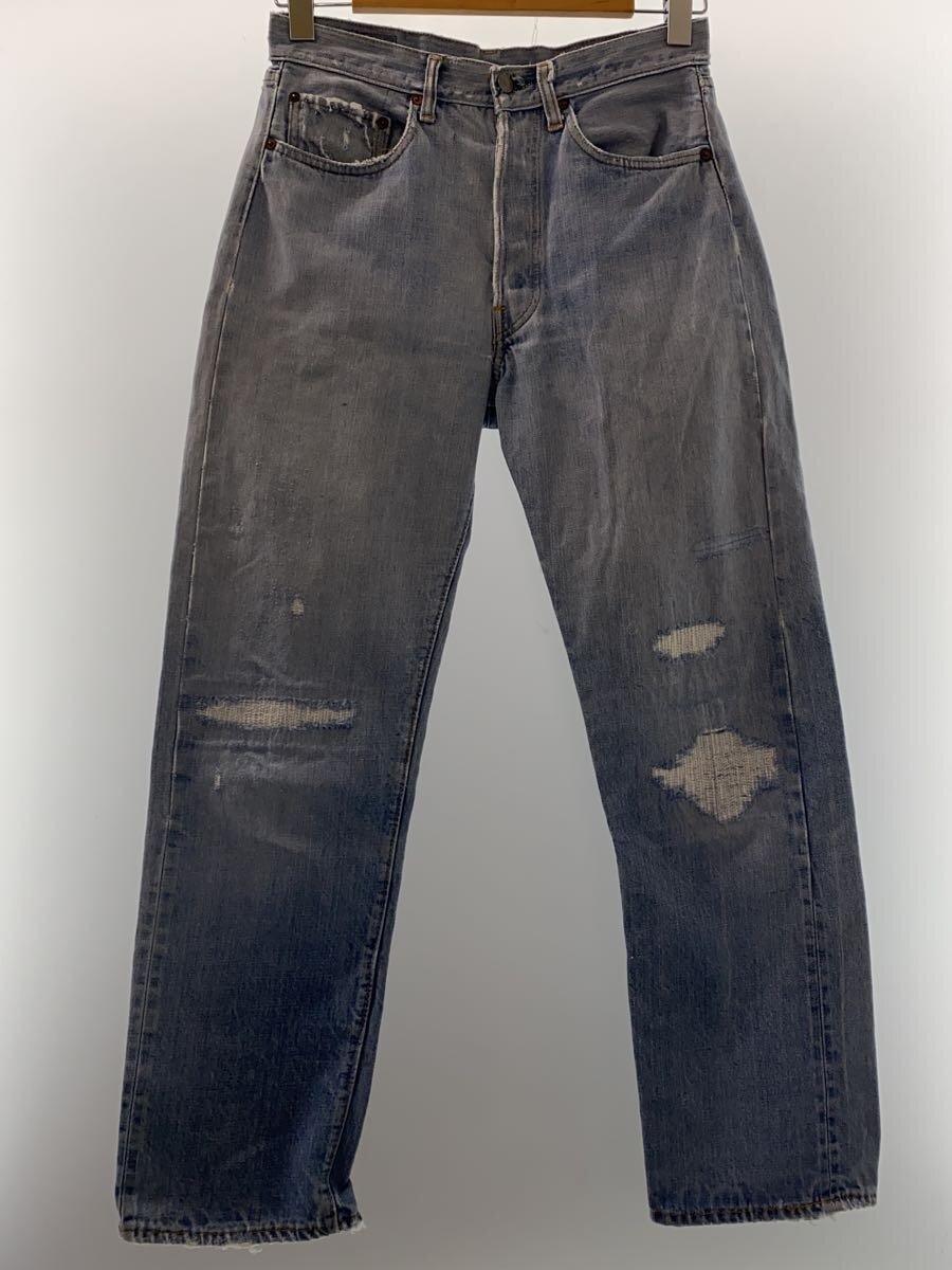【中古】Levi’s◆Lot501/66前期/内曳き船現存/73年製/引っ切りないズボン下/--/綿織物/IDG/無地【メンズウェア】