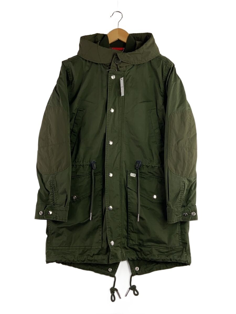 【中古】DIESEL◆モッズコート/S/ナイロン/KHK//【メンズウェア】