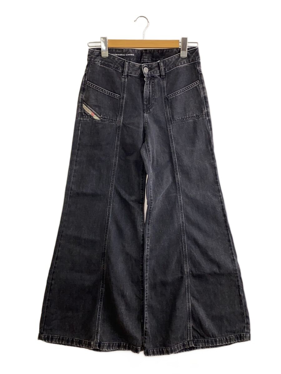 【中古】DIESEL◆下つ方/26/ジーンズ/BLK/068HN//【レディース御召しもの】
