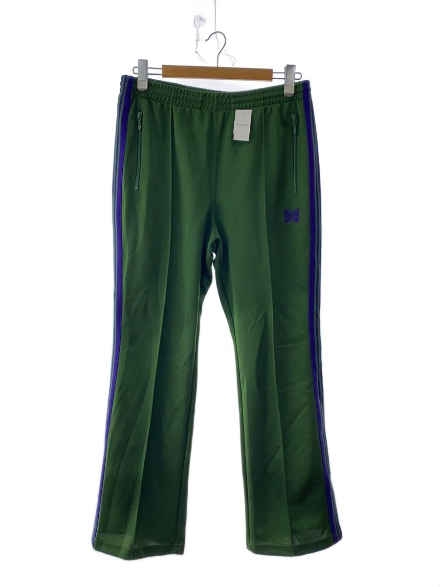 【中古】Needles◆23AW/BOOTCUT TRACK PANT/ブーツカットパンツ/M/ポリエステル/GRN/NS248//【メンズウェア】