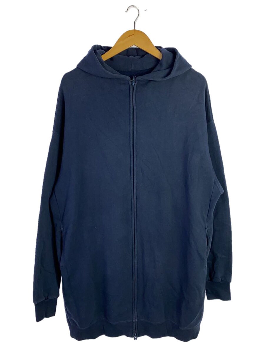 【中古】Y’s◆ジップパーカー 後ろポケット/長袖ワンピース/2/コットン/NVY/yz-t29-460【レディースウェア】|2nd STREET 店