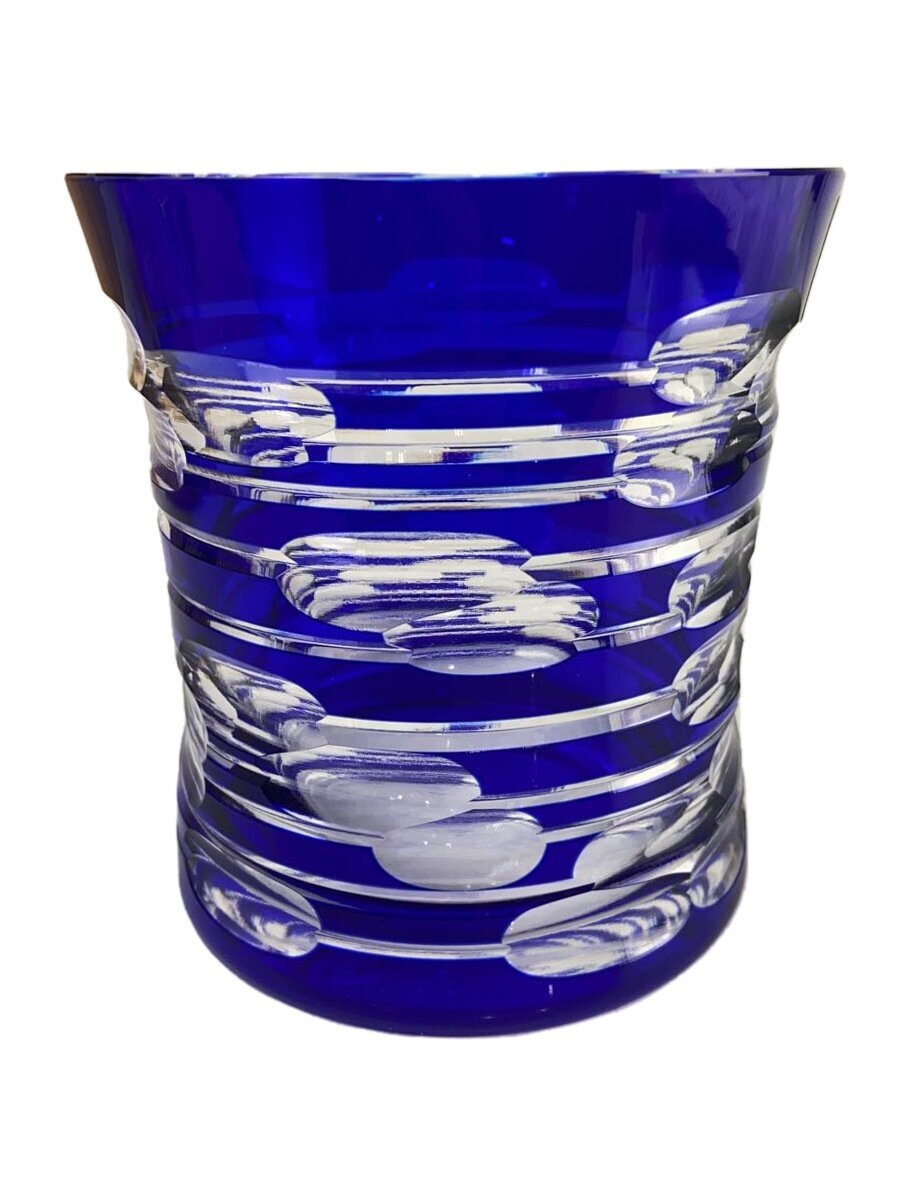 【中古】八千代切子◆和食器その他/BLU【キッチン用品】