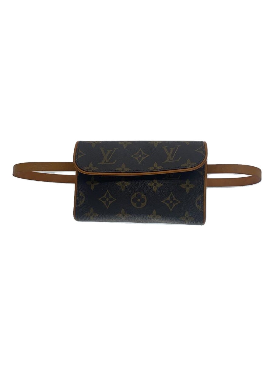 【中古】LOUIS VUITTON◆ポシェット・フロランティーヌ_モノグラム・帆布_BRW/PVC/BRW/M51855//【御徒面子】
