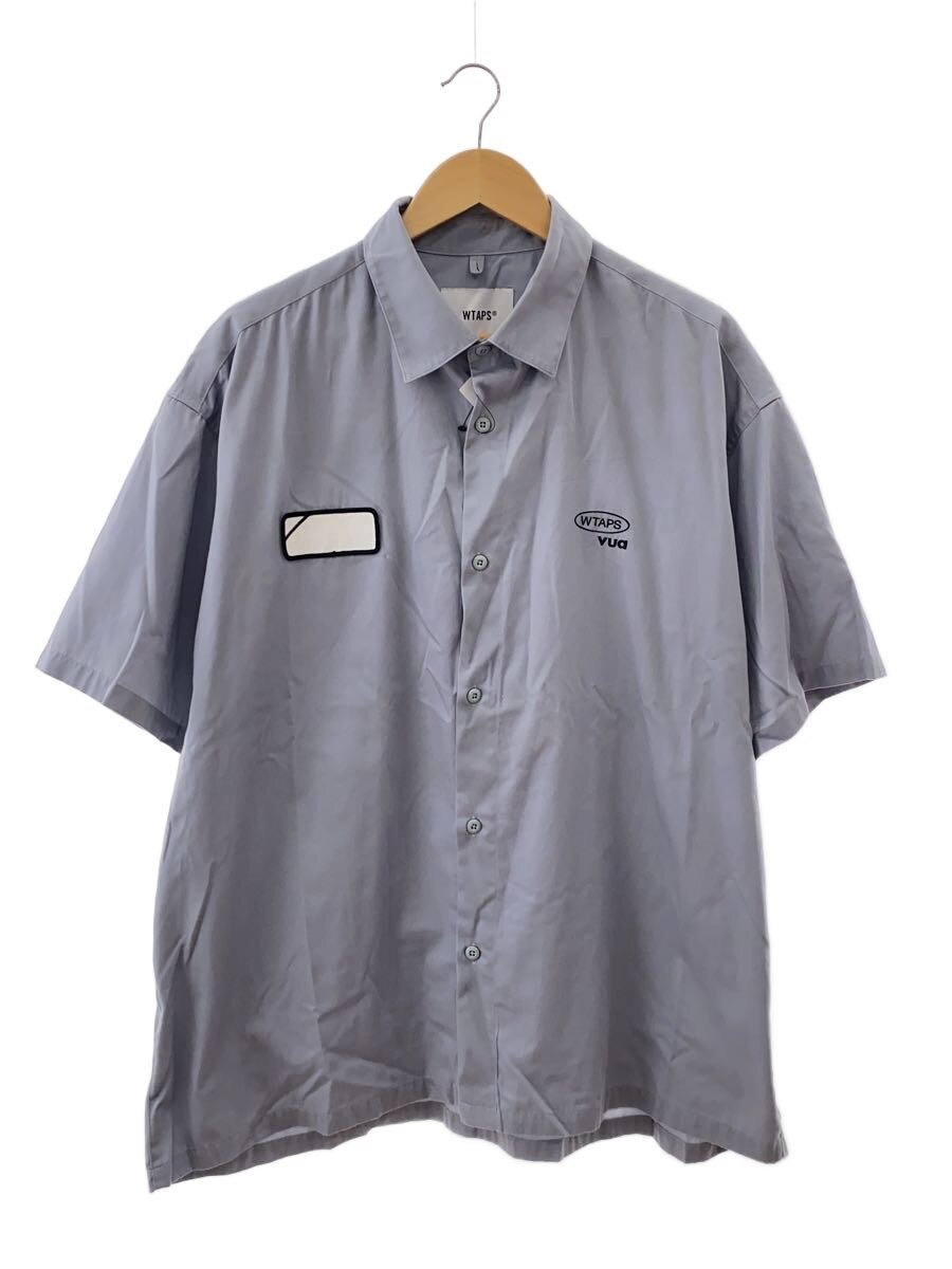 【中古】WTAPS◆24SS/REPO/CTPL.TWILL.PRTC/半袖プルオーバー/4/綿織物/GRY/241CWDT-SHM07【メンズウェア】