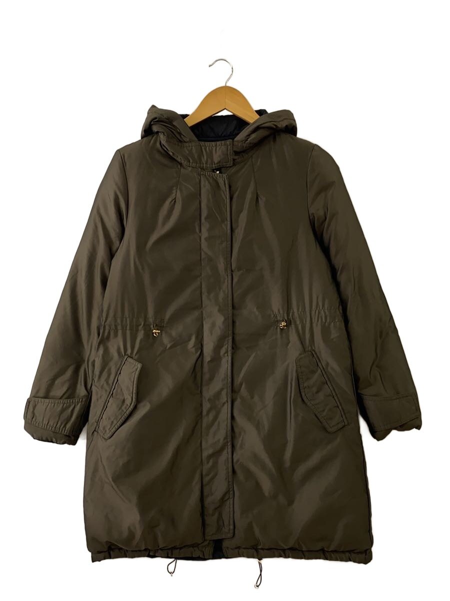 【中古】BALLSEY◆毛革欠品/落ち込む上衣/38/ポリエステル/KHK/11-08-15-08401//【レディース御召しもの】